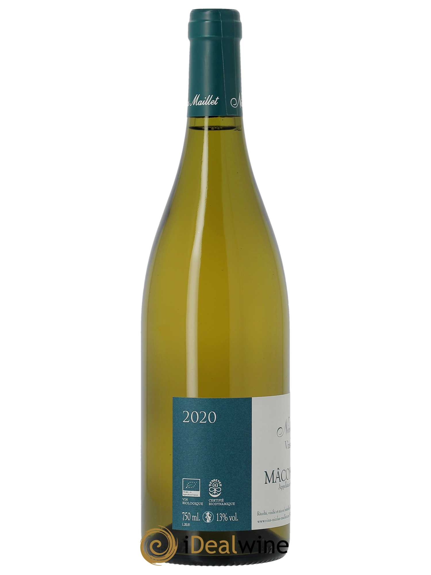 Mâcon-Verzé Nicolas Maillet  2020 - Lot de 1 Bouteille