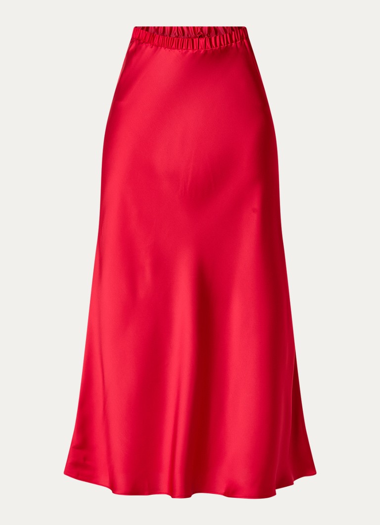 Fustă midi din satin Renna de la HUGO BOSS