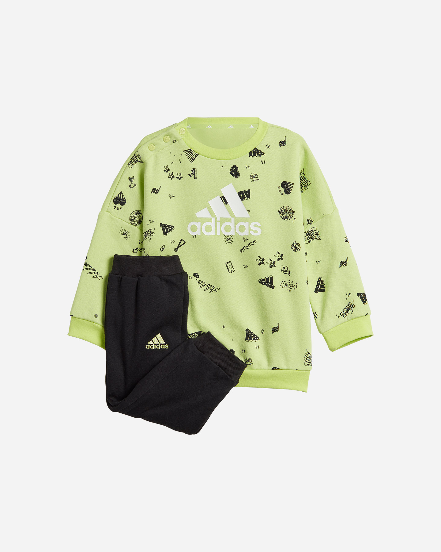 Čierne tričko Adidas All Over Jr IA1561