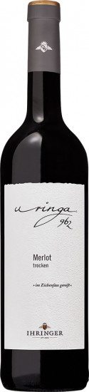 2019 Merlot URINGA 962 Ihringer Fohrenberg trocken - Kaiserstühler Winzergenossenschaft Ihringen
