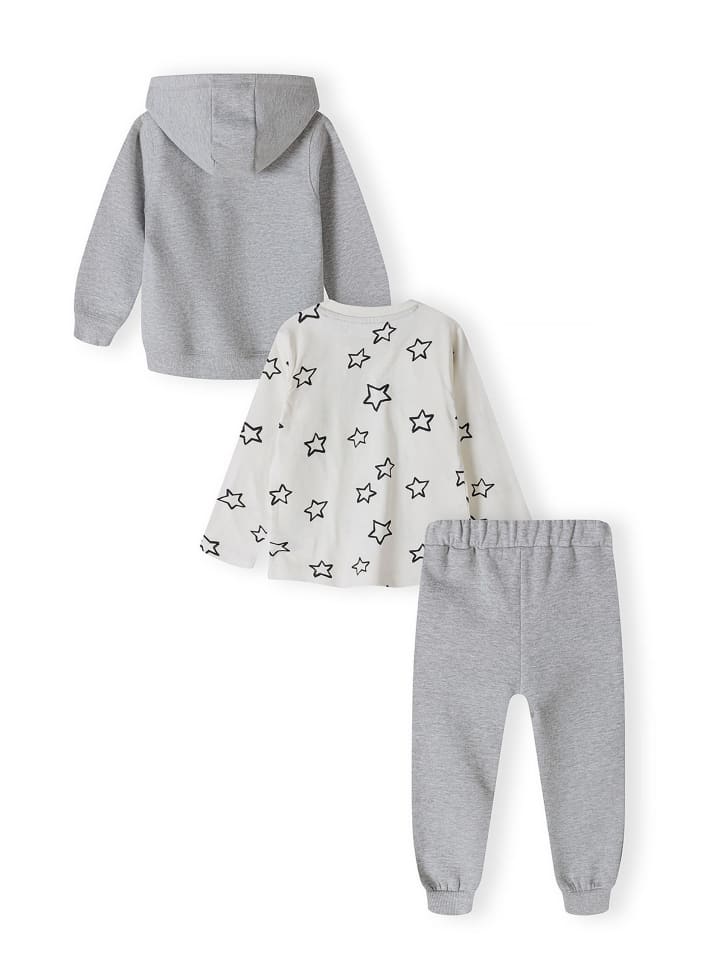 Minoti 3tlg. Outfit: Longsleeves & Hose Fly 7 in grau günstig kaufen