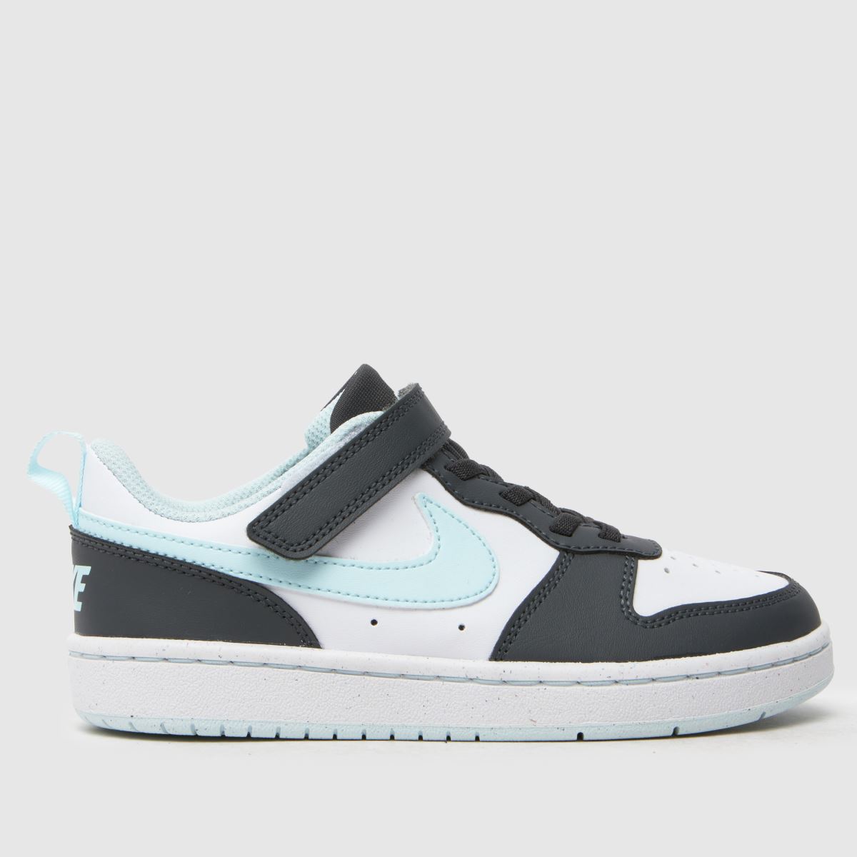 Nike grå multi court borough låga recraft juniorsneakers