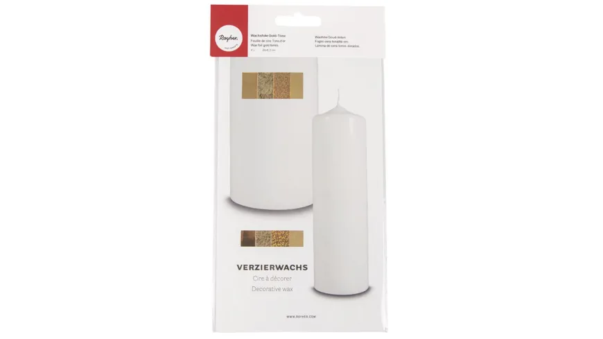 Rayher Wachsfolie Gold-Töne20 x 6,5cm sortiert 0.8 m