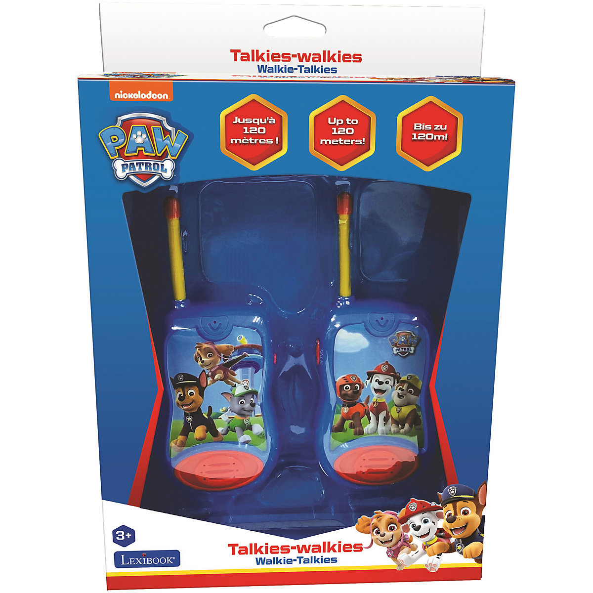 PAW Patrol Walkie Talkie bis zu 100 m Reichweite mit Gürtelclip