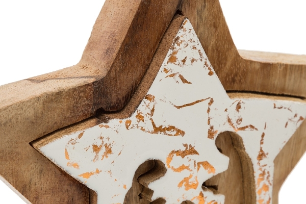 MyFlair Deko Puzzle Stern,ca. 20 cm