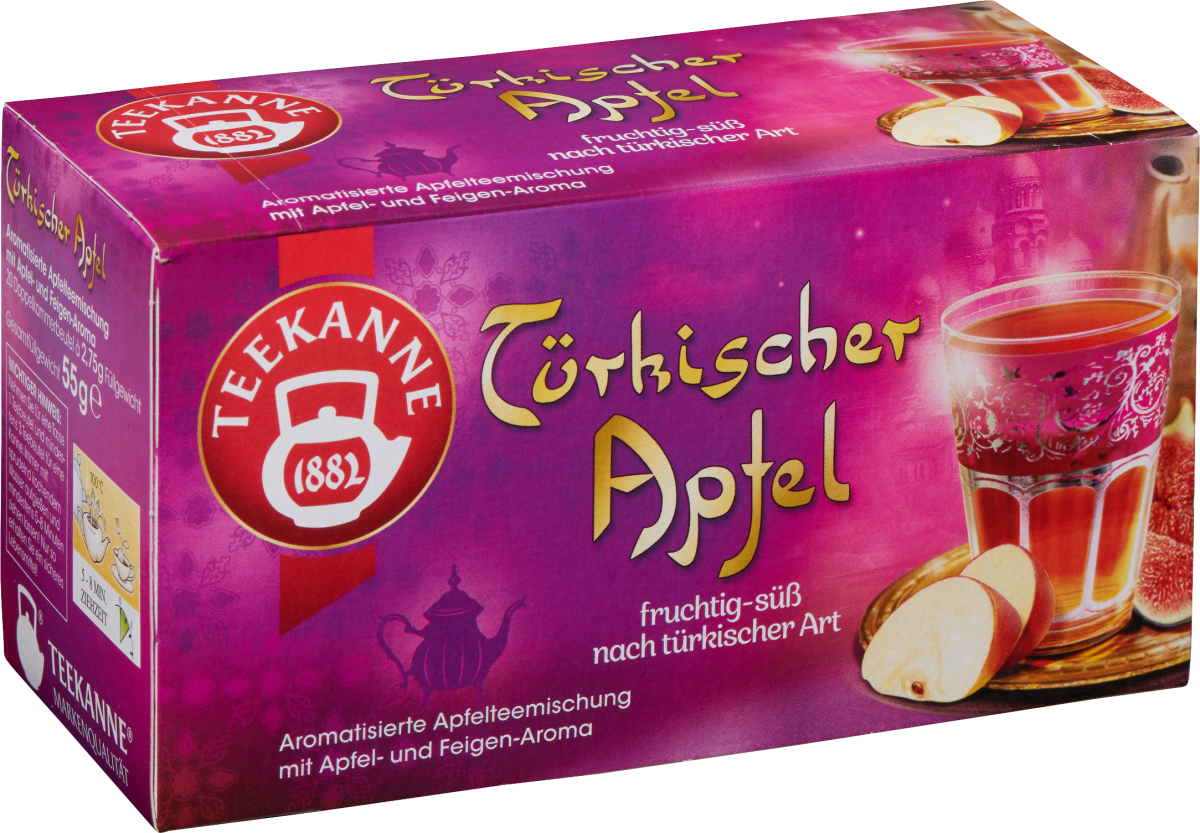 Früchtetee Türkischer Apfel (20 Beutel), 55 g