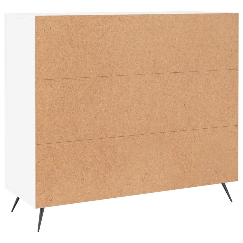 vidaXL Sideboard Sideboard Weiß 90x34x80 cm Holzwerkstoff (1 St)