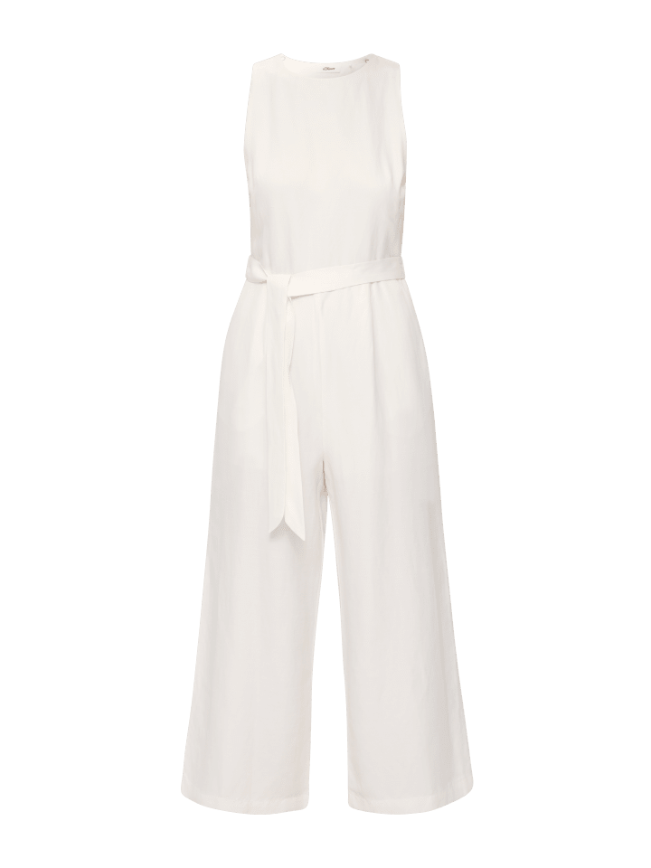 s.Oliver BLACK LABEL Overall 3/4 in Creme günstig kaufen