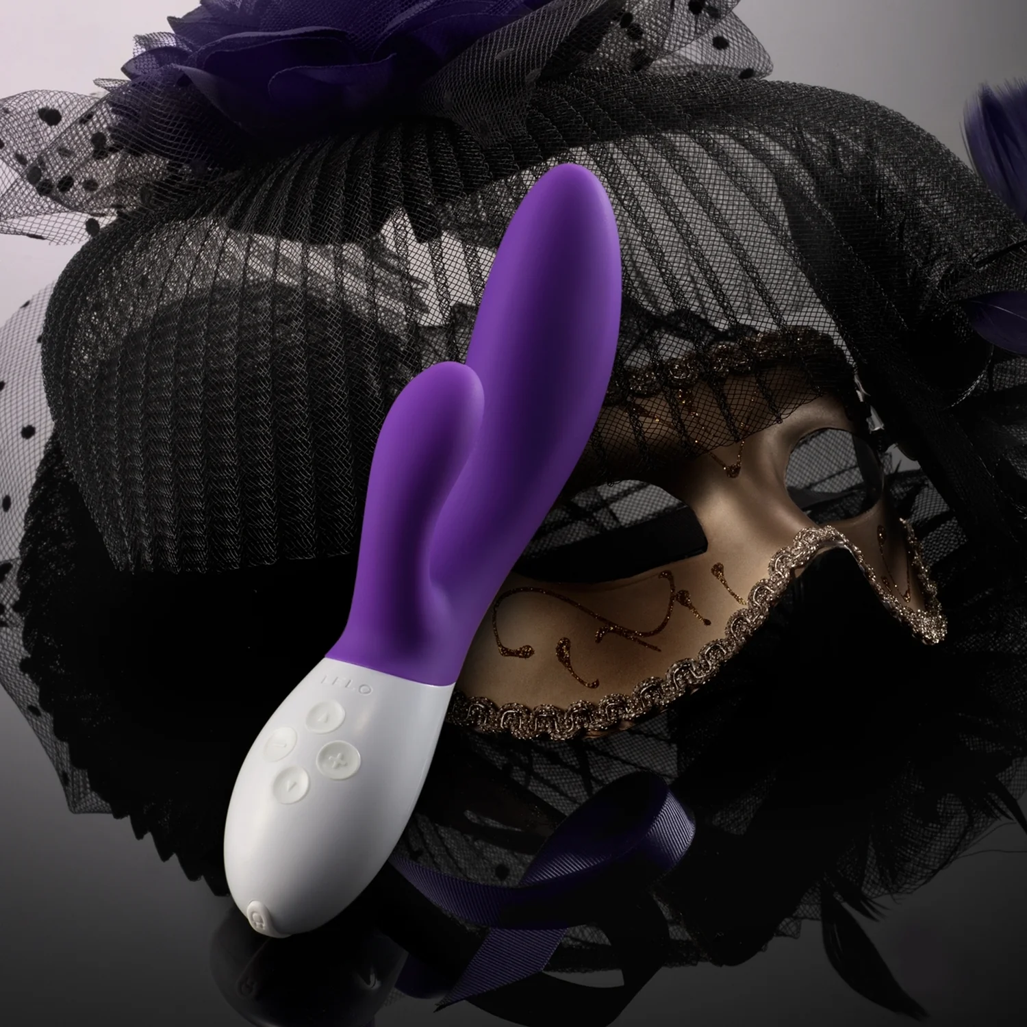 INA WAVE 2 Plum - Vibrador tipo coelho para homens e mulheres