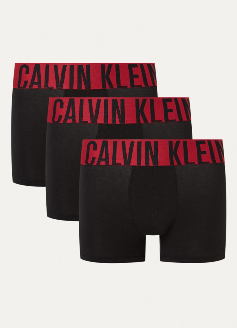 Calvin Klein Intense Power boxer shorts with logo waistband in a 3-pack