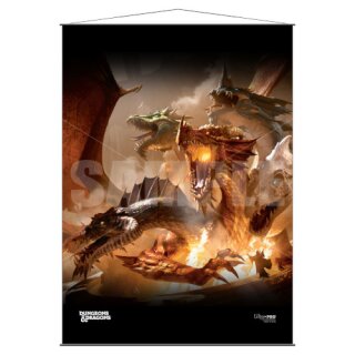 UP - Wall Scroll - The Rise of Tiamat - Dungeons & Dragons Cover Series