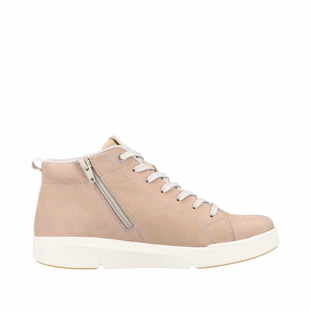 RIEKER Stiefeletten beige