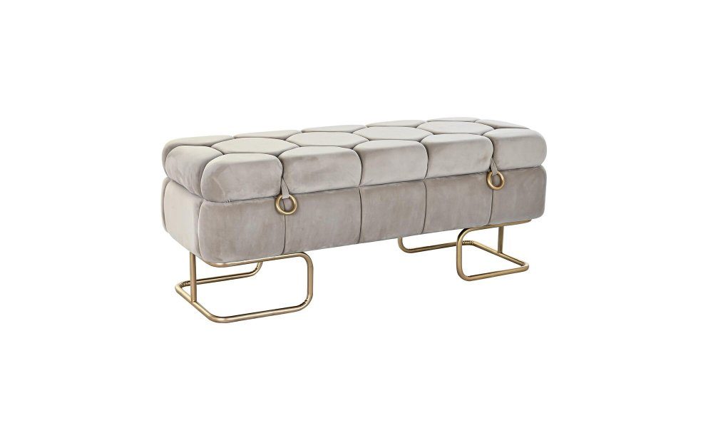 DOTMALL Sitzhocker Schminkhocker(1 St), Gepolstert, mit Stauraum, Metallbeine,Polyester