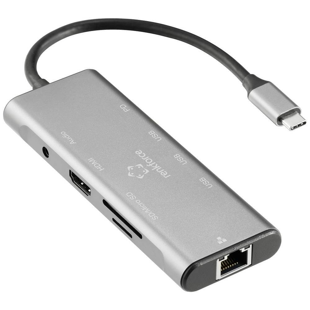 Renkforce Laptop-Dockingstation USB-C® Dockingstation, USB-C® Power Delivery