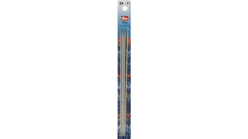 Prym Strumpfstricknadeln 20cm Stärke 2