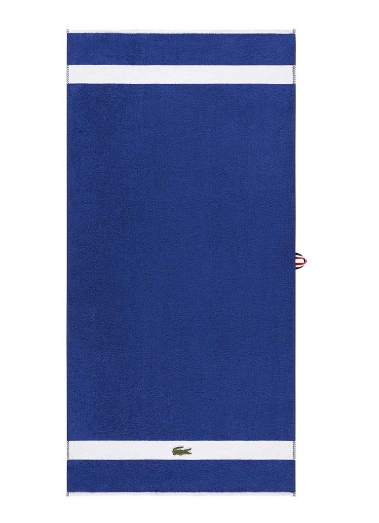 Prosop de baie Lacoste bleumarin din bumbac organic - 70 x 140 cm