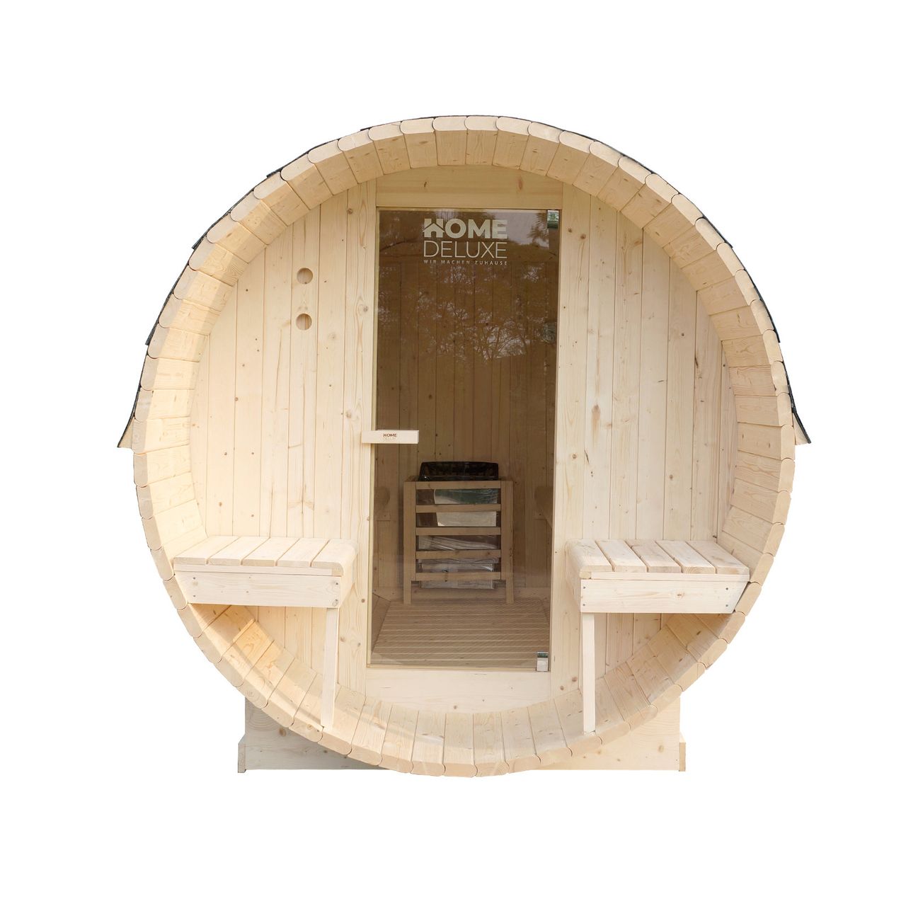 Home Deluxe Outdoor Fasssauna LAHTI DELUXE - L
