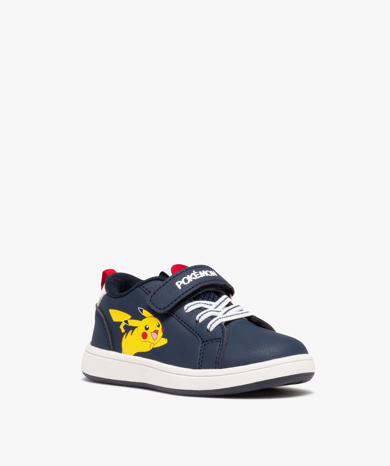 Baskets Garçon à tige basse en matière mate - Pokémon marine | GEMO