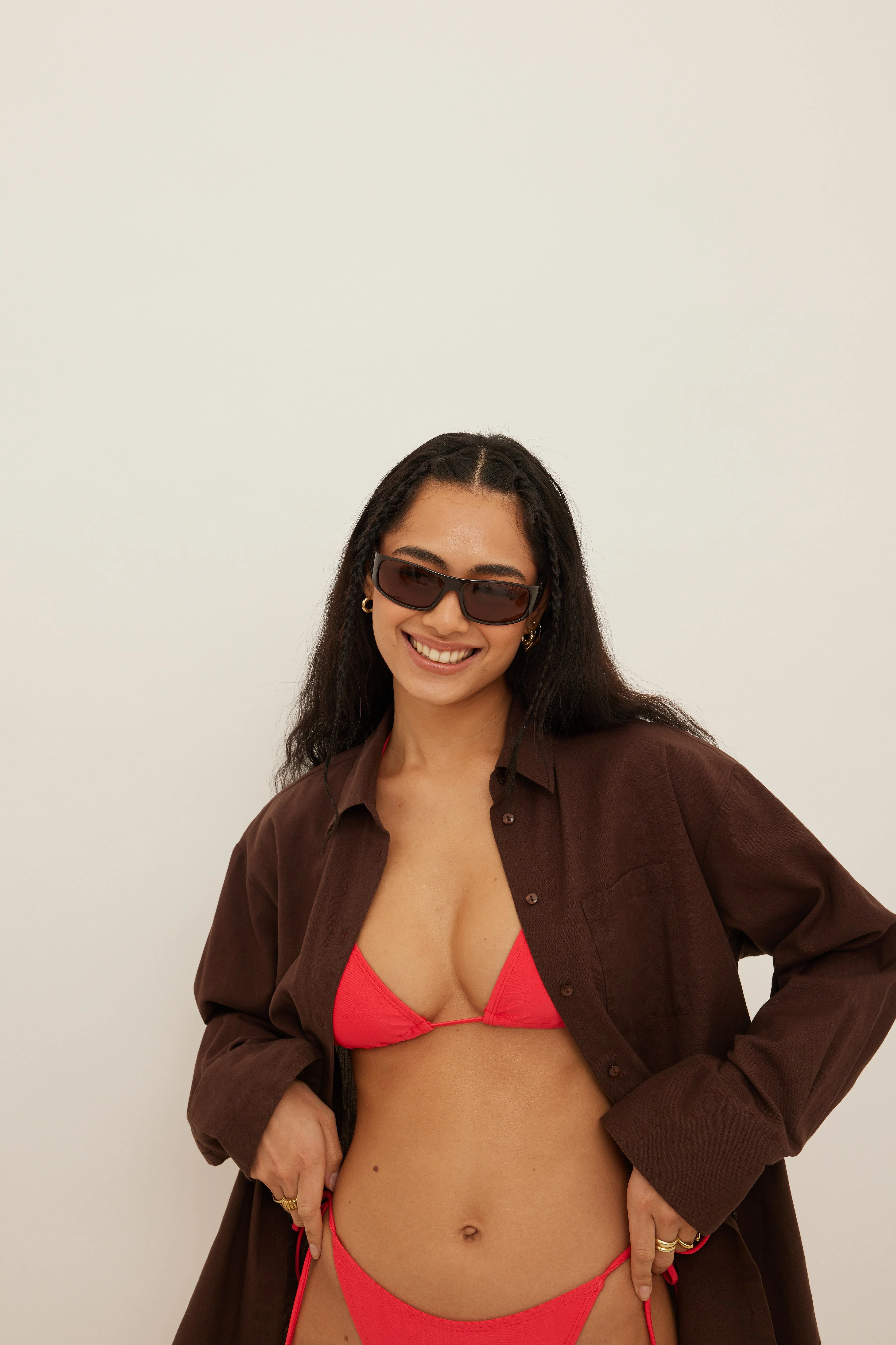 Bikini-Höschen mit Schnürung