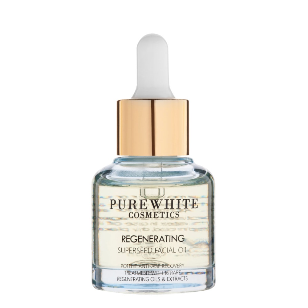 pure white cosmetics Huile Visage Régénérante Superseed huile pour le visage
