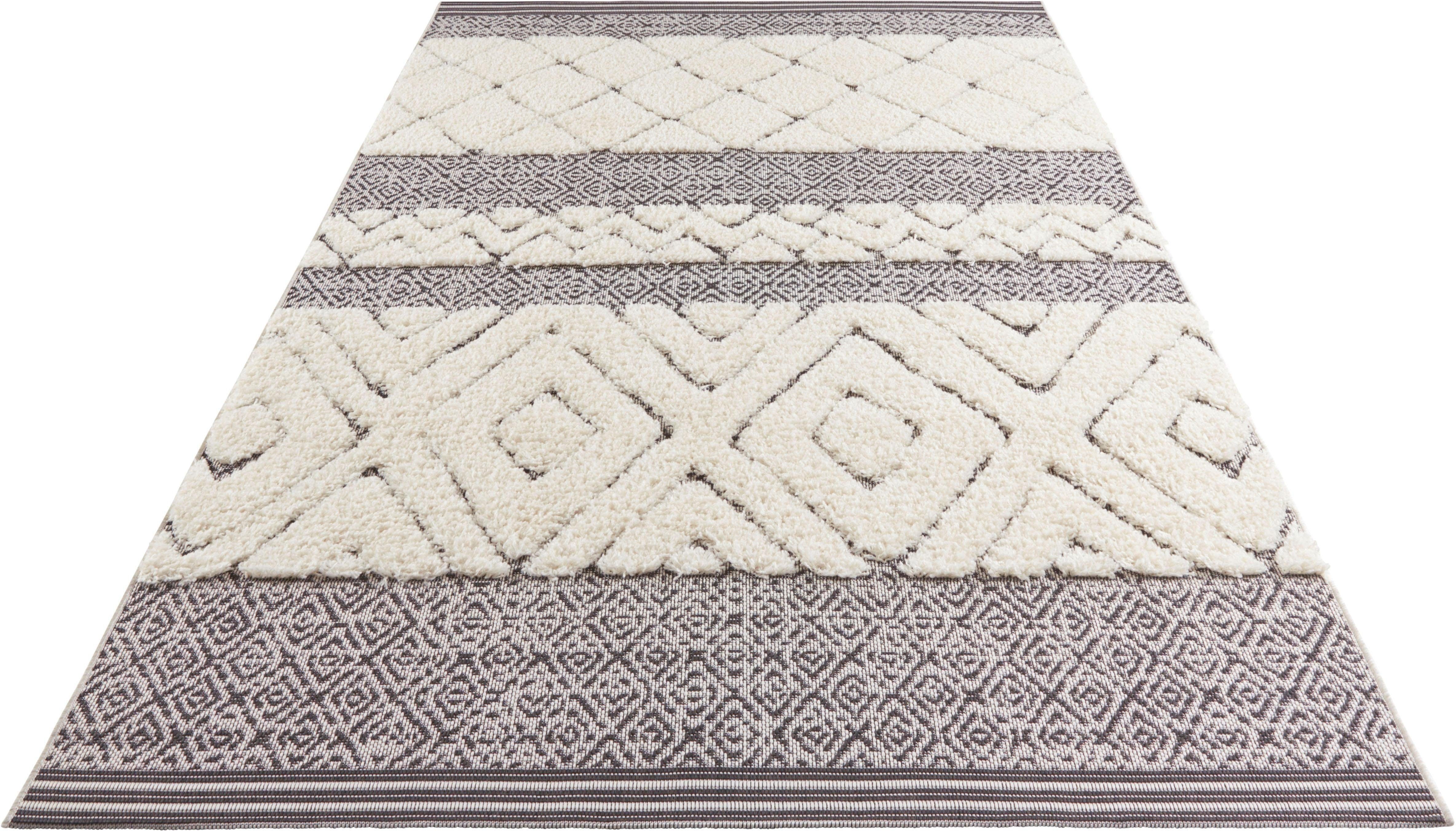 Teppich Todra, HANSE Home, rechteckig, Höhe: 22 mm, Teppichläufer, 3D Effekt, Vintage, Ethno, Schlafzimmer, Wohnzimmer
