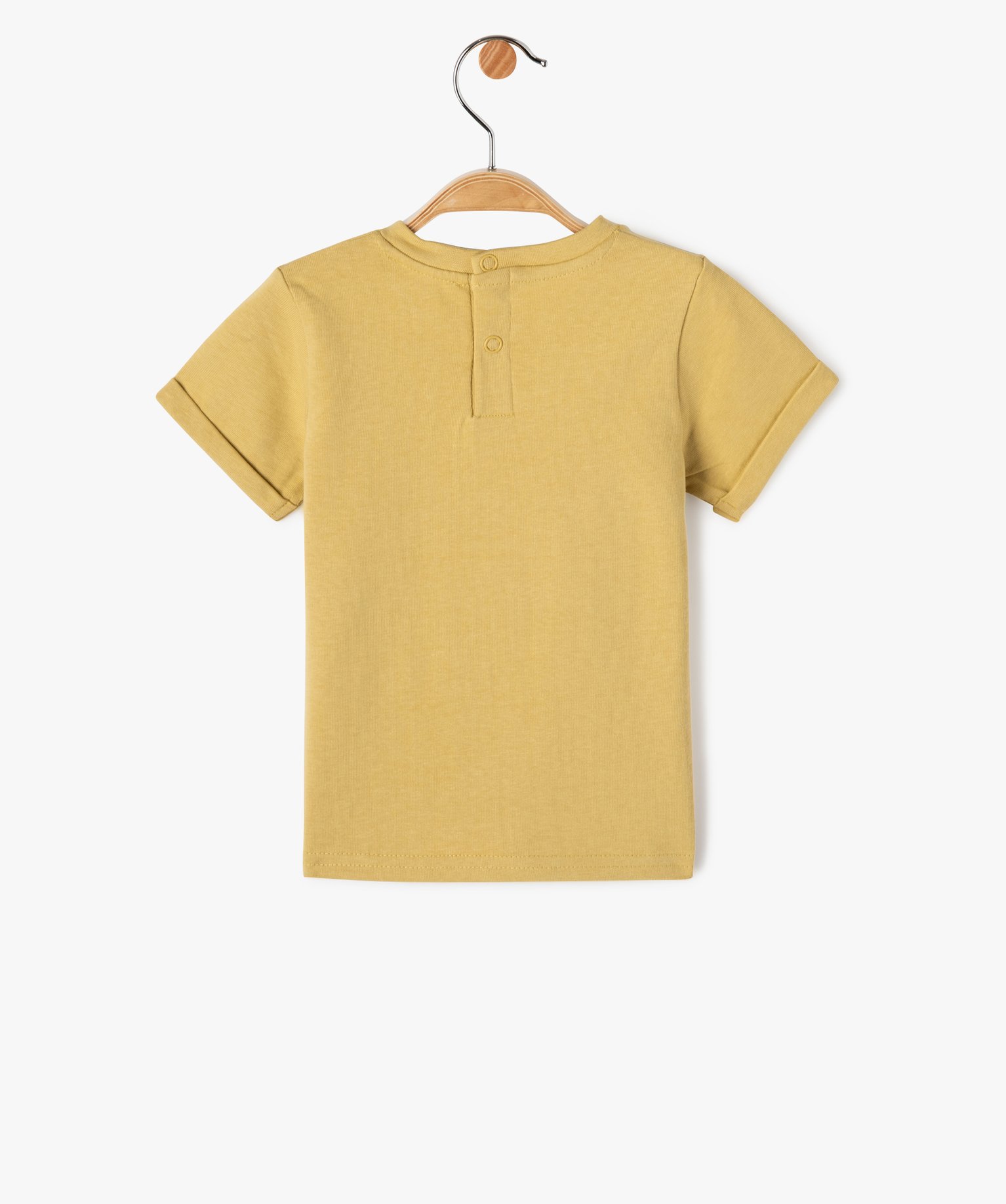 Tee-shirt bébé Garçon imprimé avec manches courtes à re... jaune | GEMO