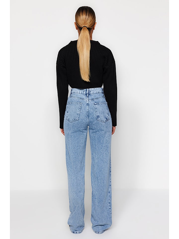 trendyol Jeans - Comfort fit - in Blau günstig kaufen