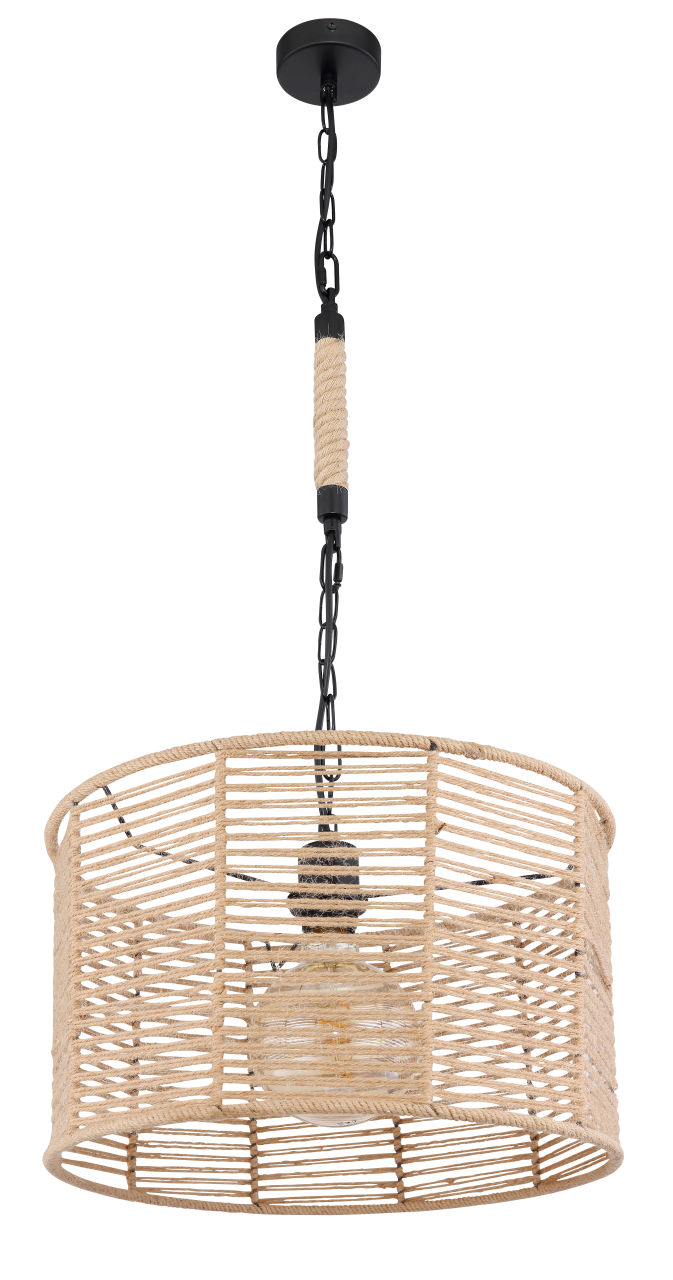 Globo Lighting - HALIA - Hängeleuchte Metall schwarz matt, 1x E27