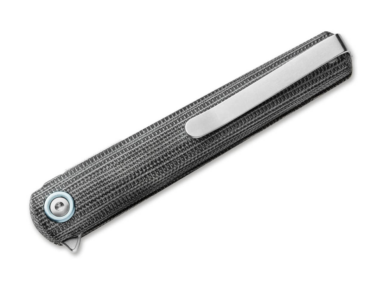 Flame Light Drop Point Micarta Black