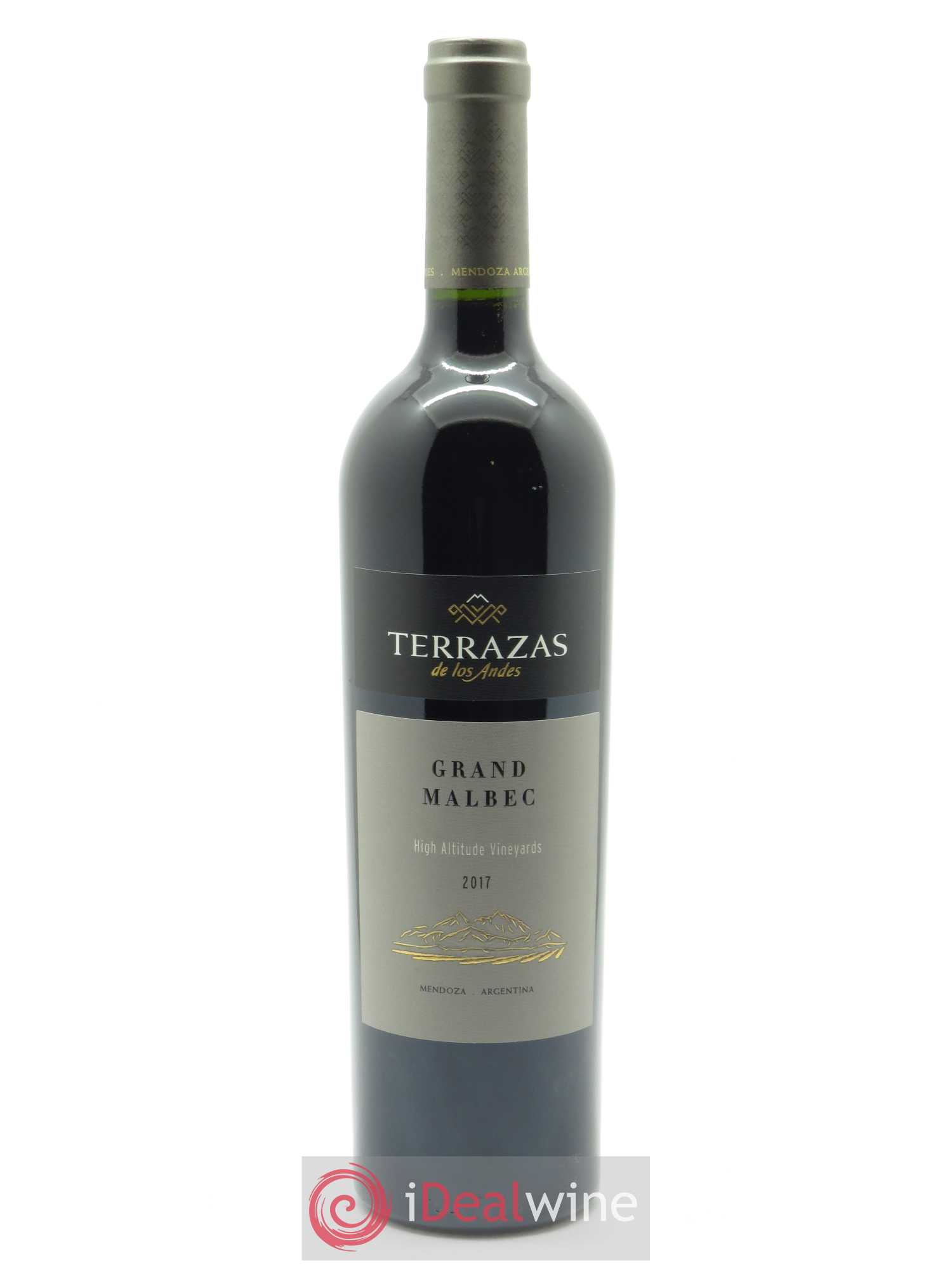 Mendoza Grand Malbec High Altitude Vineyards Terrazas de los Andes  2017 - Lot de 1 Bouteille