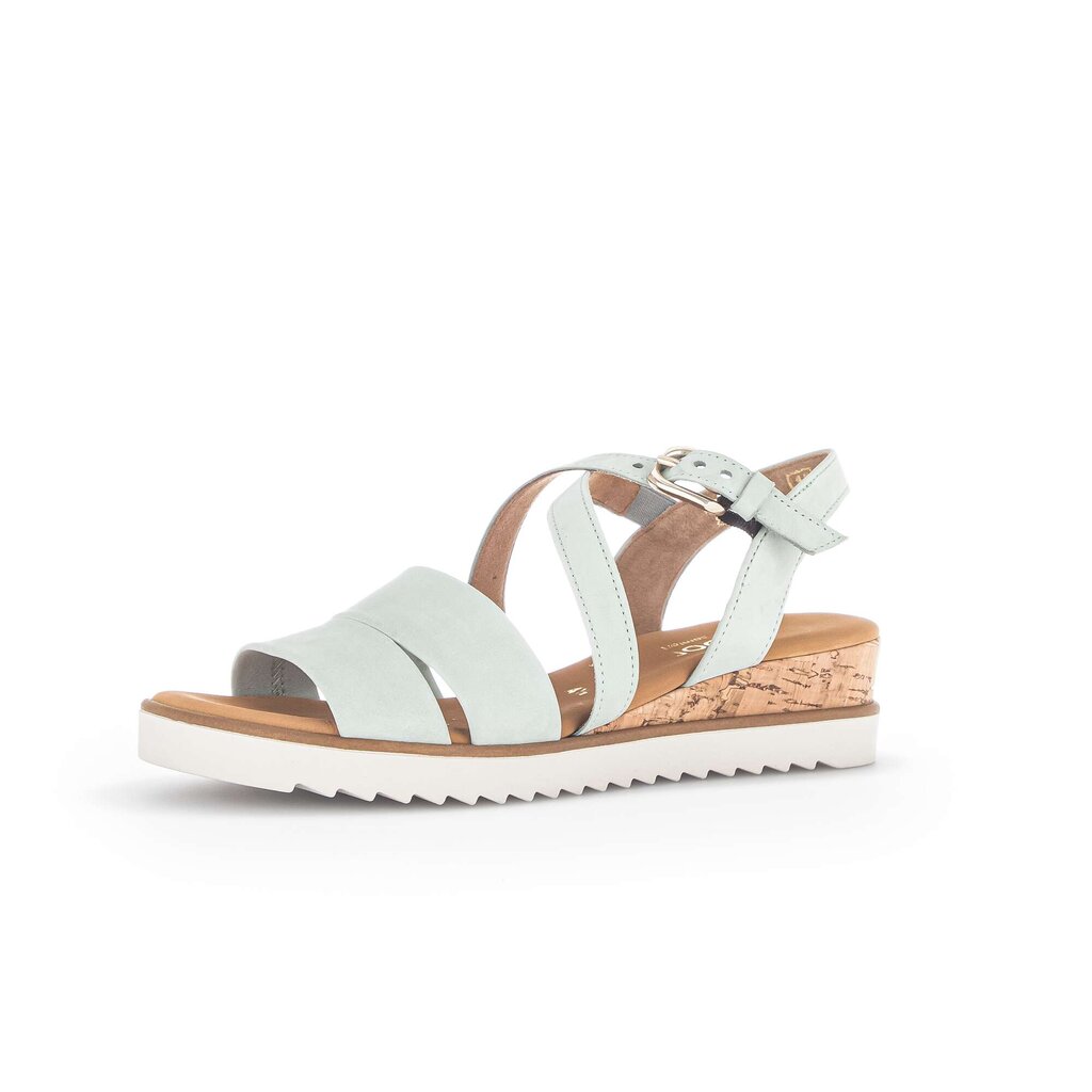 Gabor comfort Keilsandalette grün