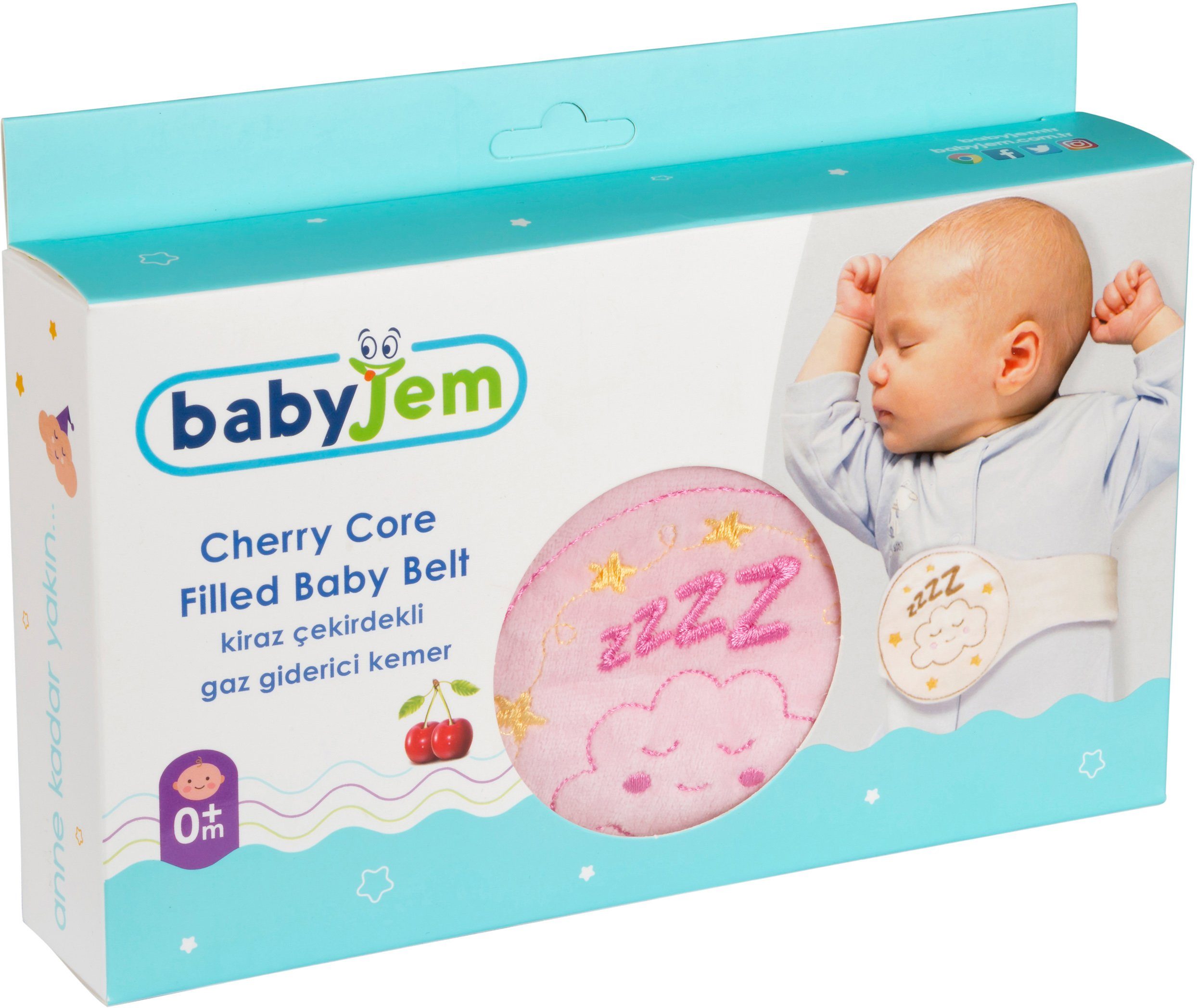 Babyjem Wärmekissen Kirschkerngürtel, pink, Made in Europe