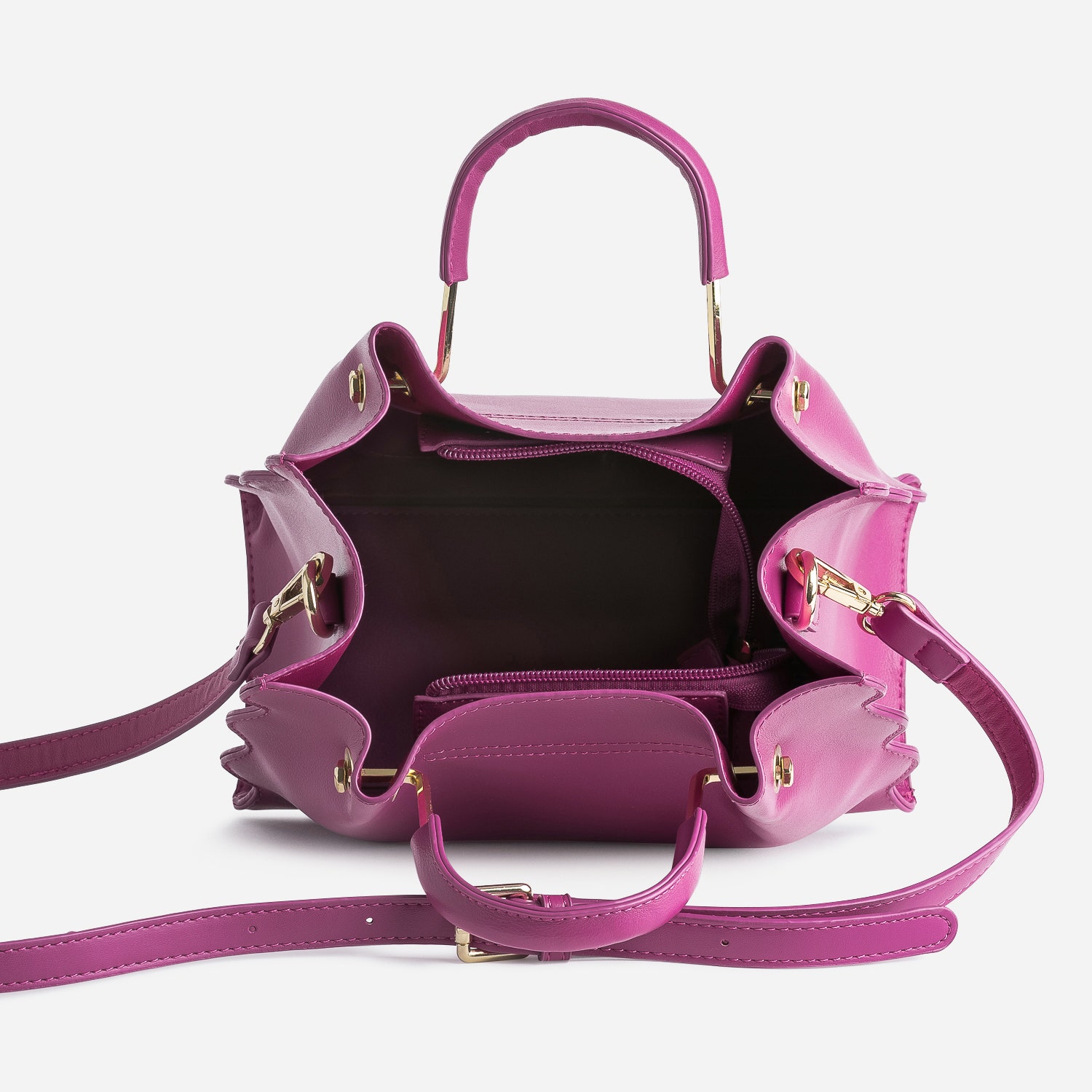 Sac à main rose foncé