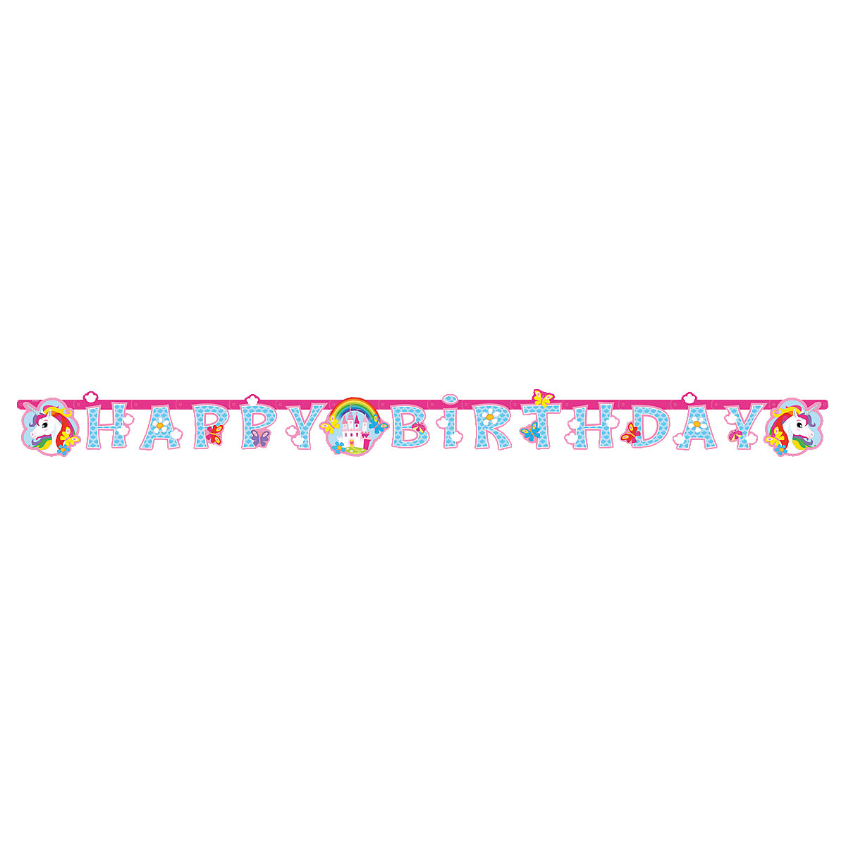 Partykette Einhorn, 180 x 15cm