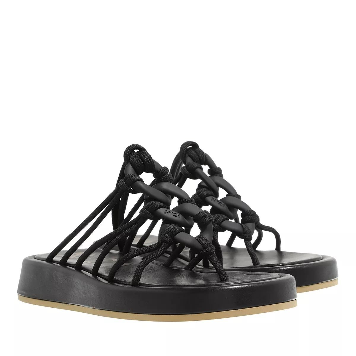 L´AUTRE CHOSE Zehentrenner schwarz Sandale