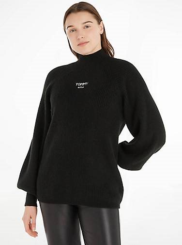 TOMMY-JEANS Damen Strickpullover TJW RLX TURTLENECK LOFTY SWEATER