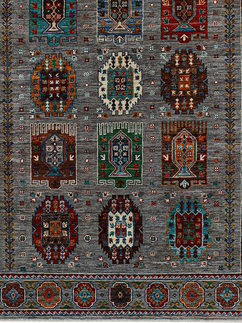 Kazak Ghazni ca. 152 x 209 cm, Unikat / Einzelstück