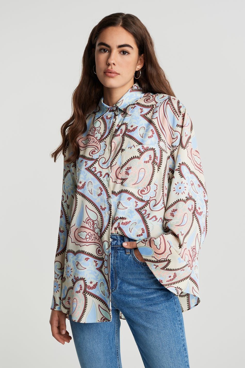 Malou satin shirt
