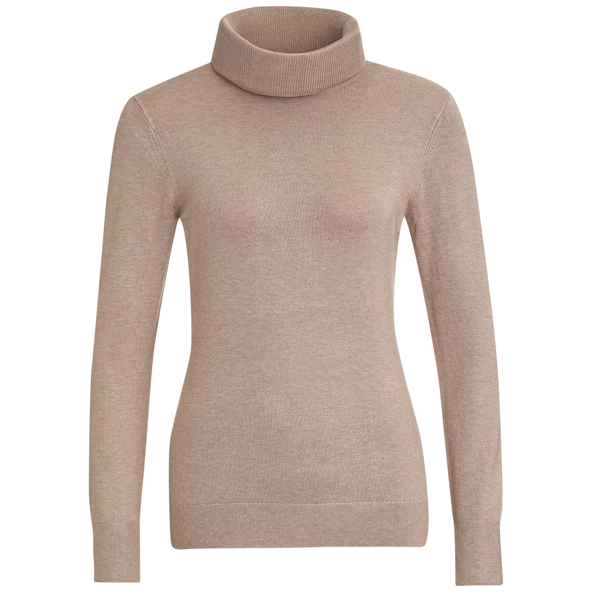 Damen Rollkragenpullover aus Feinstrick