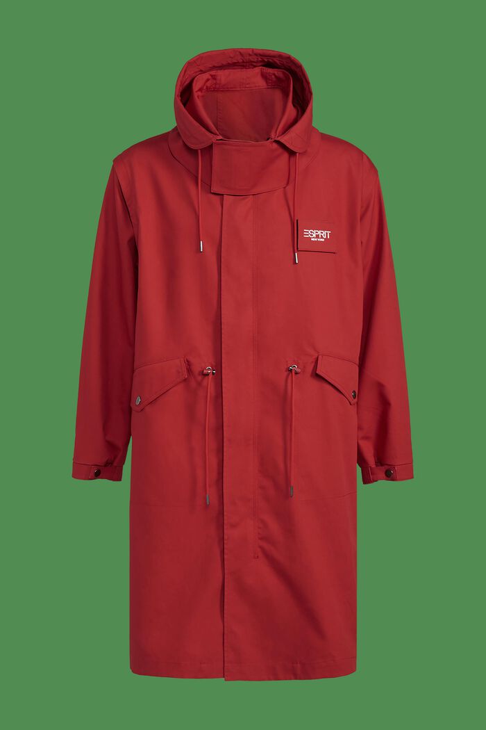 Kapuzen-Parka mit abnehmbaren Ärmeln