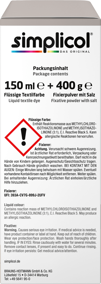 Textilfarbe intensiv Eiskaffee-Braun, 1 St