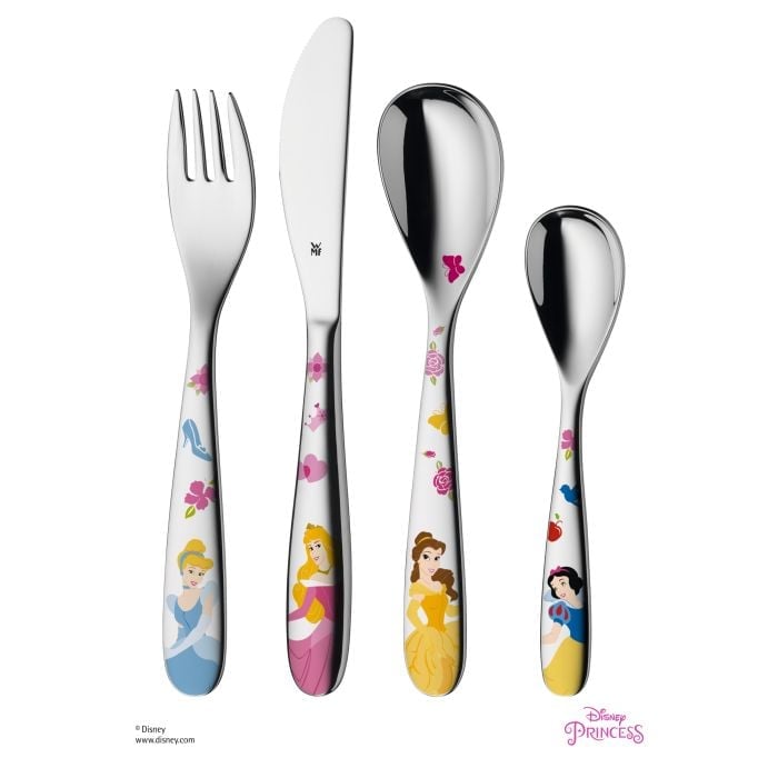 Kinderbesteck-Set Disney Princess, 4-teilig