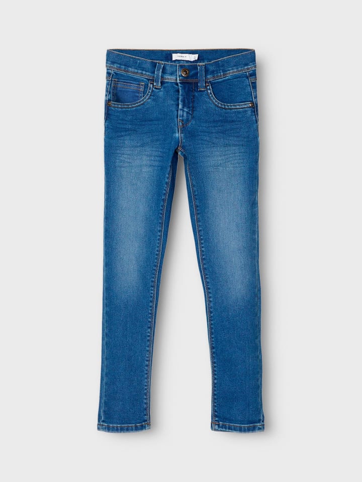 name it Jeans regular fit in medium blue denim günstig kaufen 164