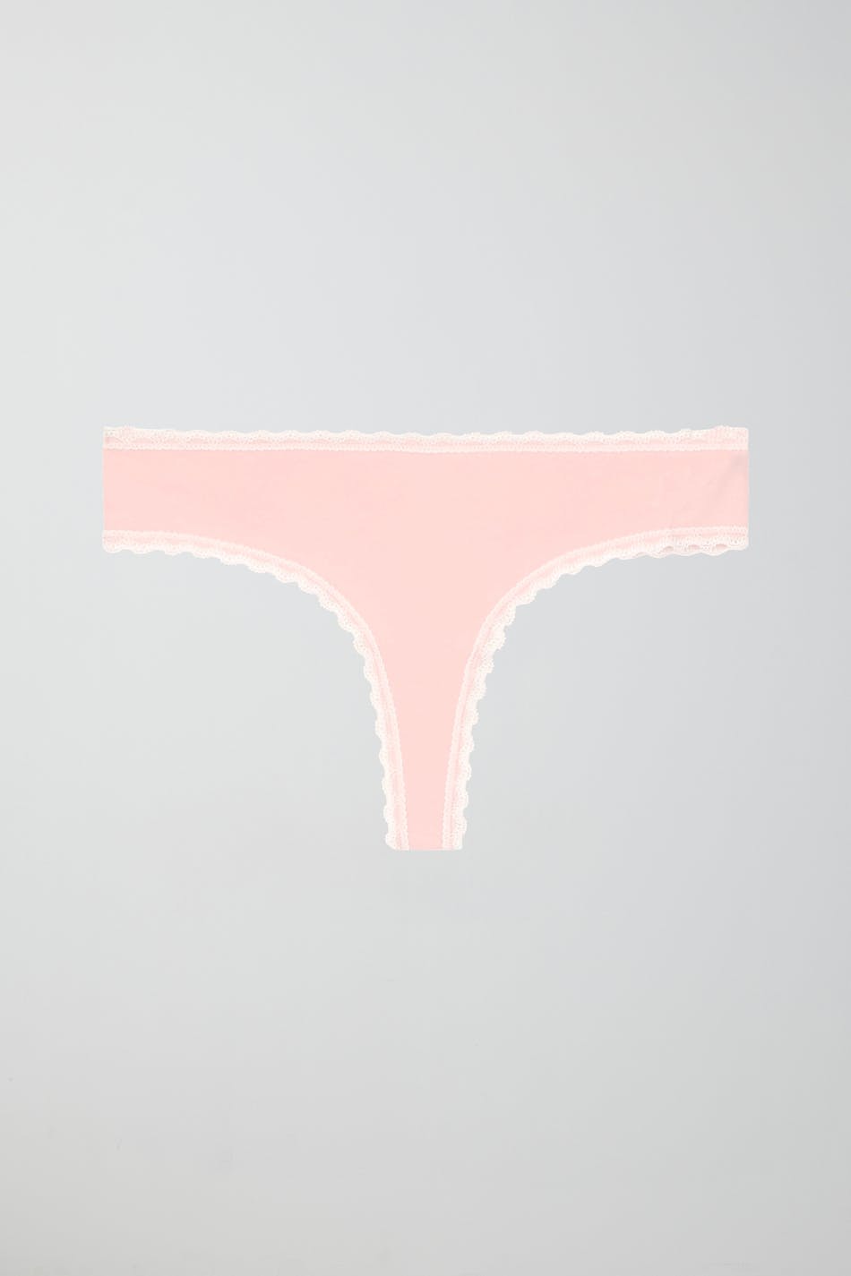 Cotton half thong