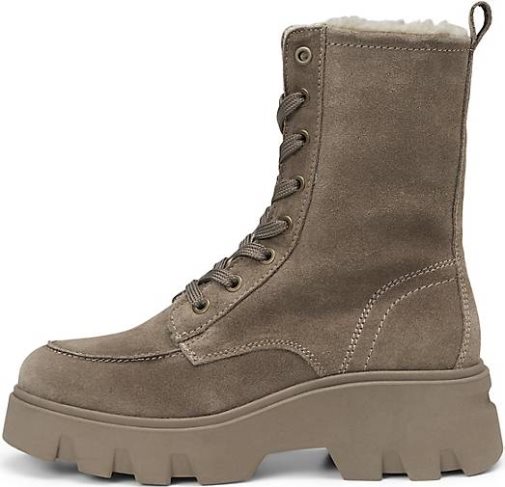 Marc O'Polo Schnürstiefel aus softem Veloursleder