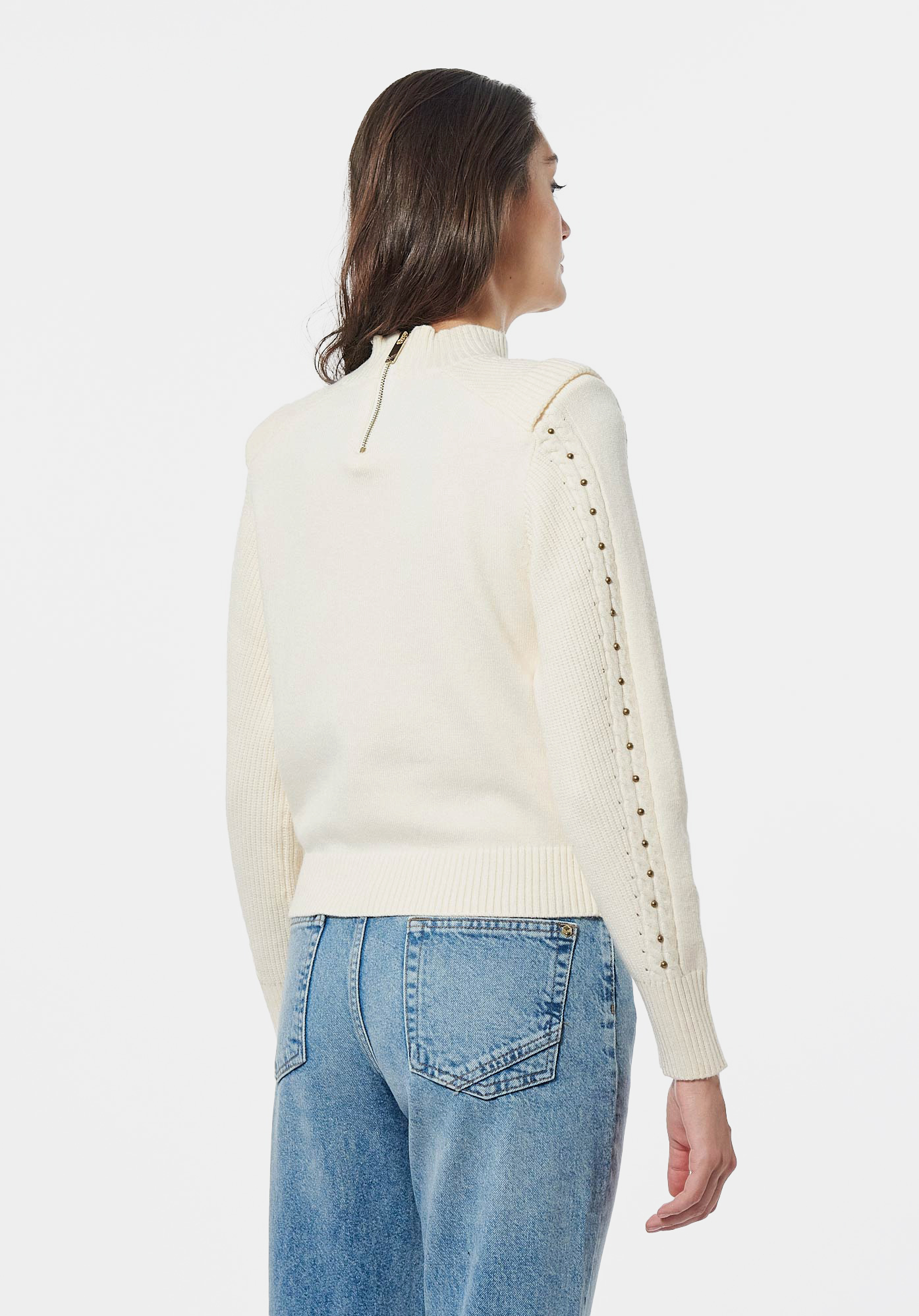 FORDI  Pull épais blanc Femme