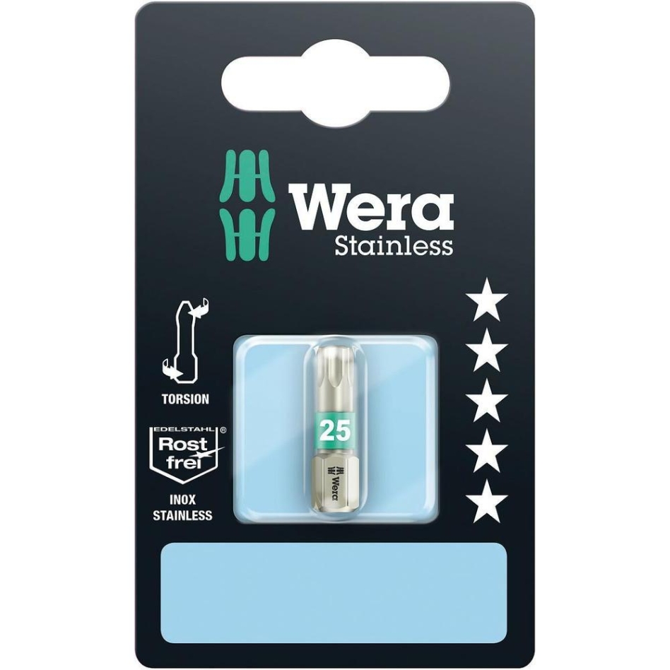 Wera 05073621001 3867/1 TS SB Torx-bits Rostfritt stål, 15x25