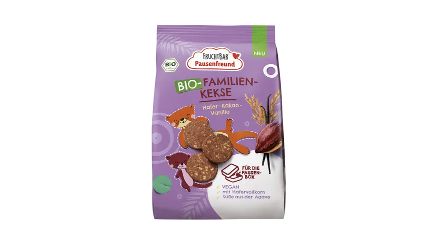 FRUCHTBAR Pausenfreund BIO-Familien-Kekse 125 g