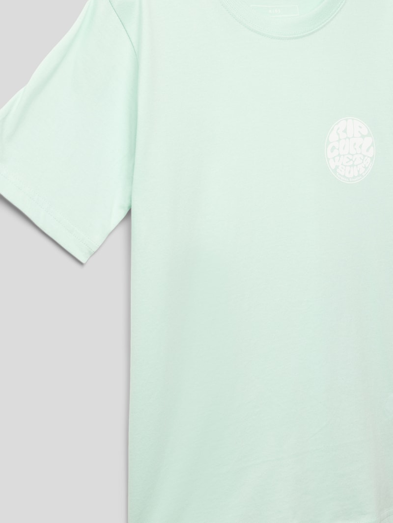 T-Shirt mit Rundhalsausschnitt Modell 'Wetsuit Icon' in mint