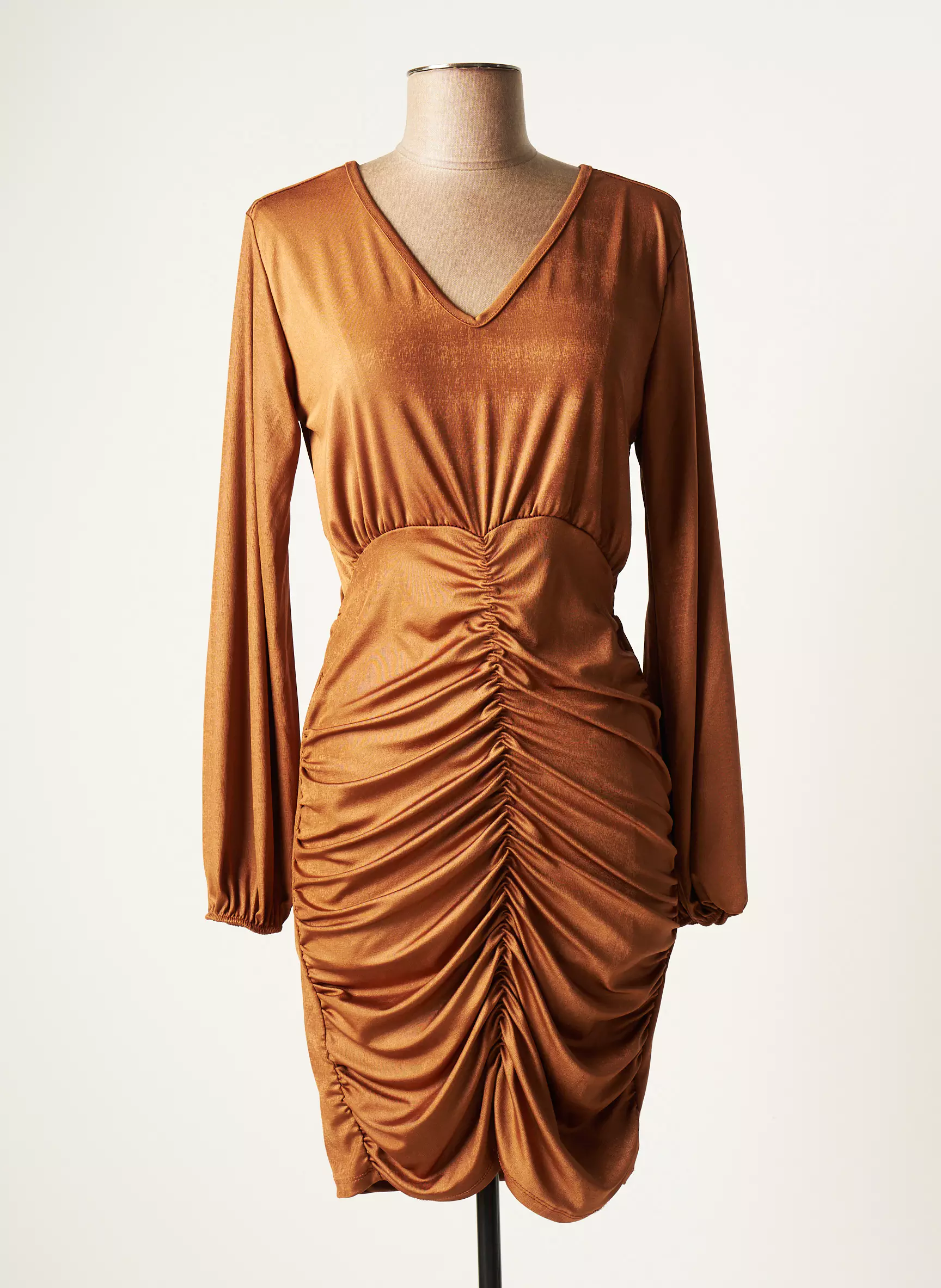 Senes Robes Courtes Femme couleur marron